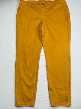 Maurices Men's Mustard Slim Straight Chinos